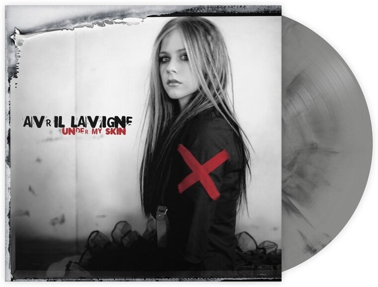 Avril Lavigne - Under My Skin 2024 Reissue, Sony, grey & black marbled vinyl, LP