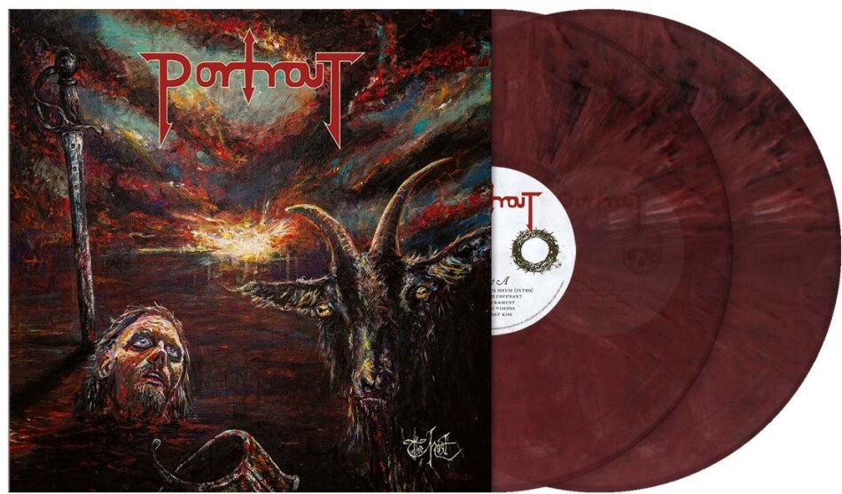 Portrait (Heavy) - The Host burgund red marbled vinyl, LP