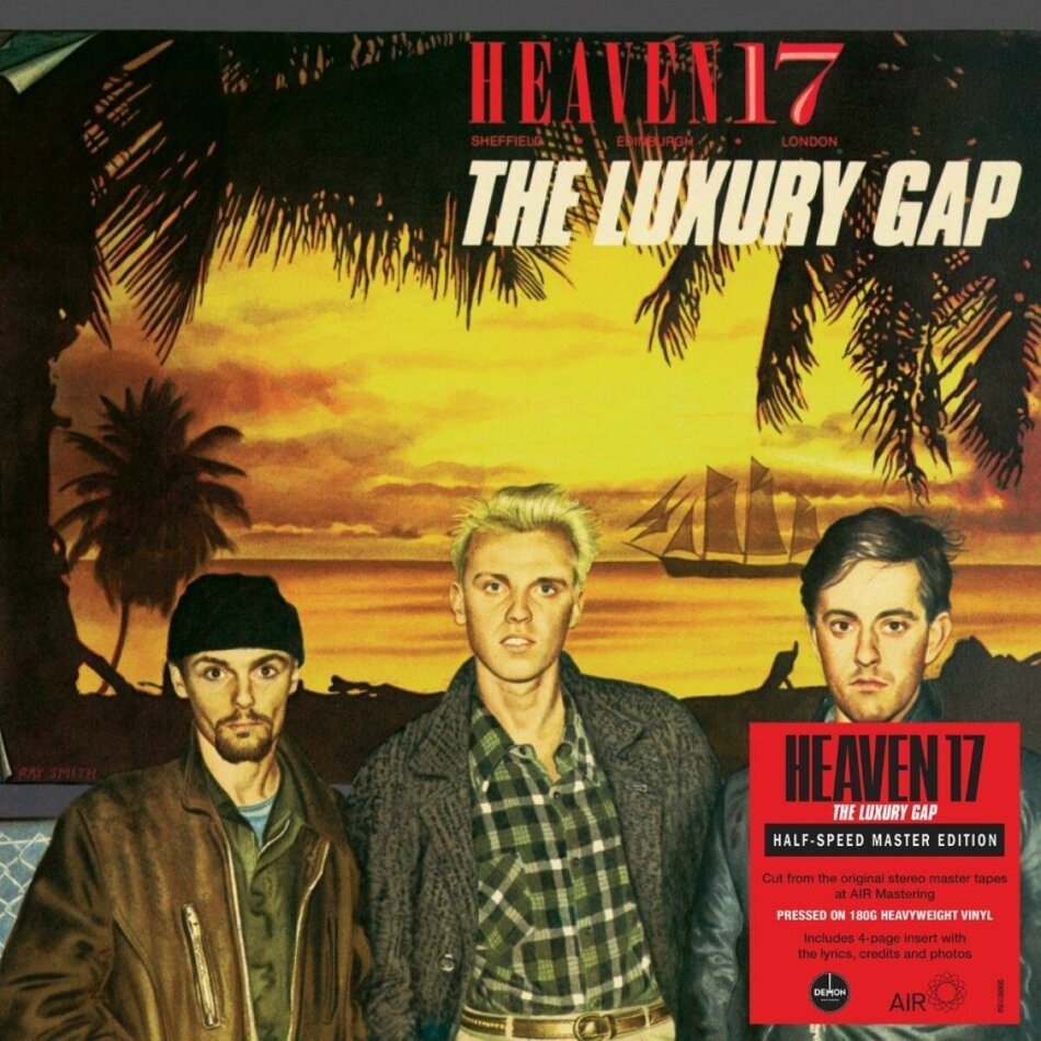 Heaven 17 - Luxury Gap 2024 Reissue, Demon Records, Half Speed Mastering, Black Vinyl, LP