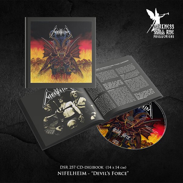 Nifelheim - Devil's Force Hardcover Digibook, 2024 Reissue