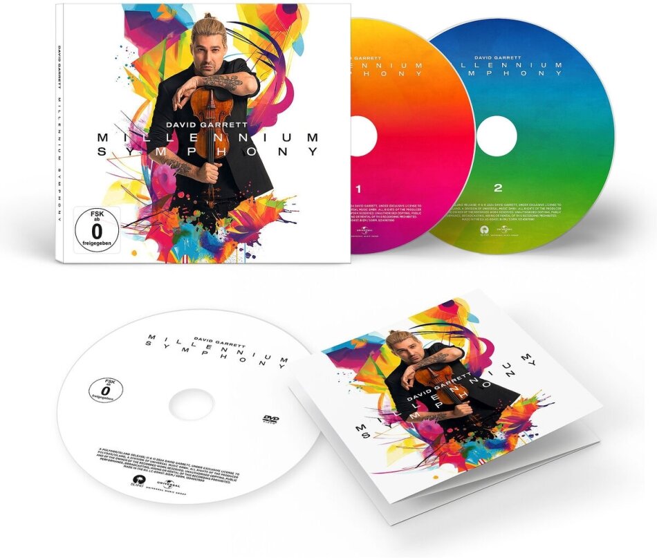 David Garrett - Millennium Symphony Digipack, Deluxe Edition, 2 CDs + DVD