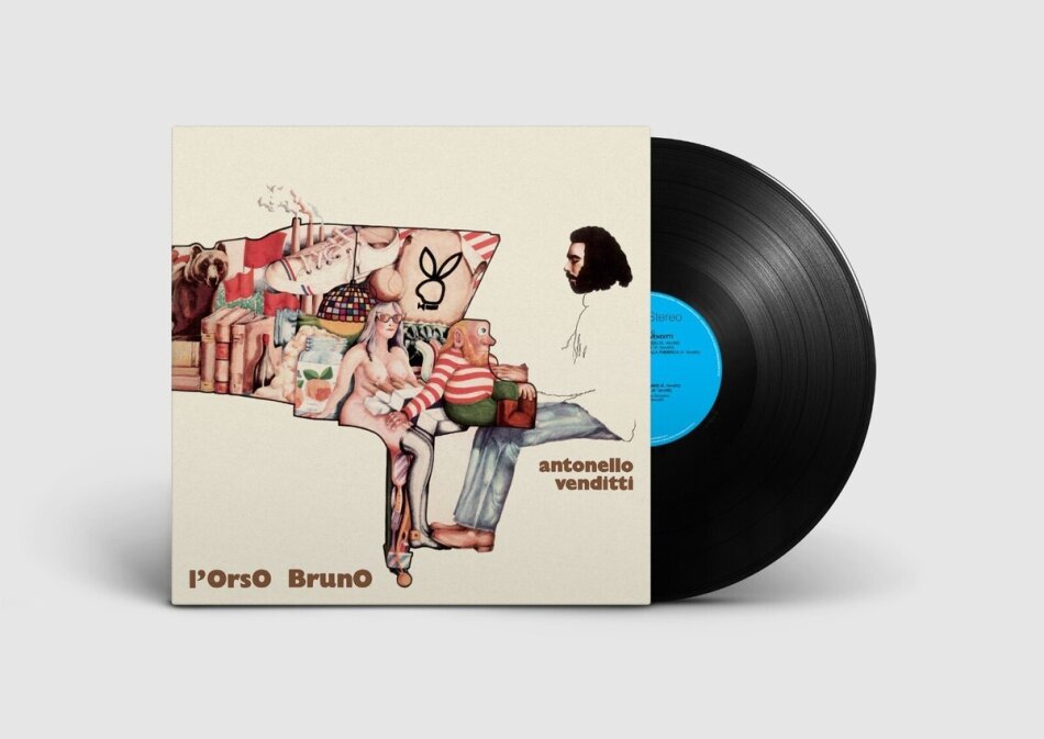 Antonello Venditti - L'orso Bruno 2024 Reissue, Numbered, Black Vinyl, LP