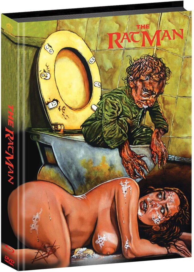 The RatMan (1988) Wattiert, Cover A, Édition Limitée, Mediabook, Blu-ray + DVD