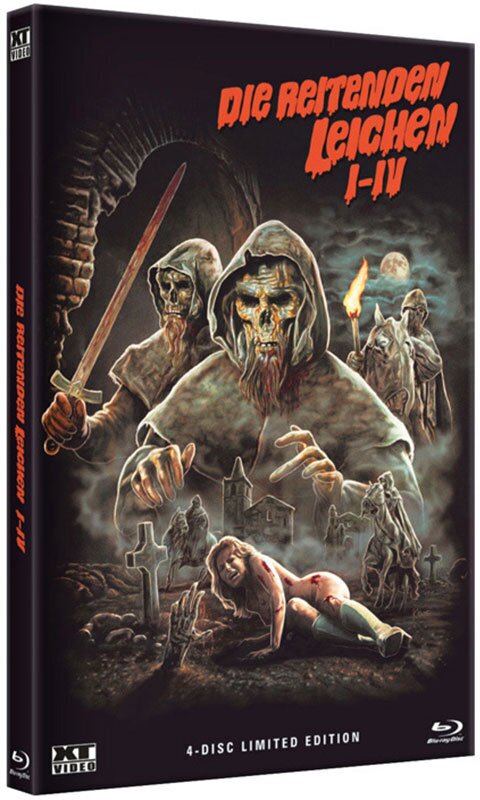 Die reitenden Leichen 1-4 Grosse Hartbox, Limited Edition, 4 Blu-rays