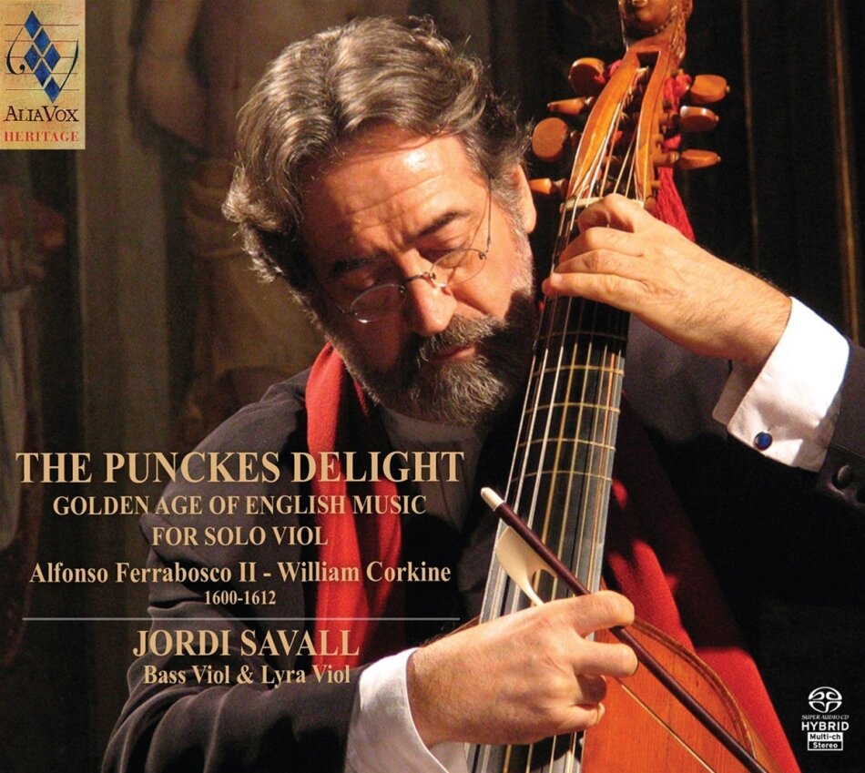 Jordi Savall - The Punckes Delight - Golden Age Of English Music For Solo Viol 2024 Reissue, Alia Vox, Hybrid SACD