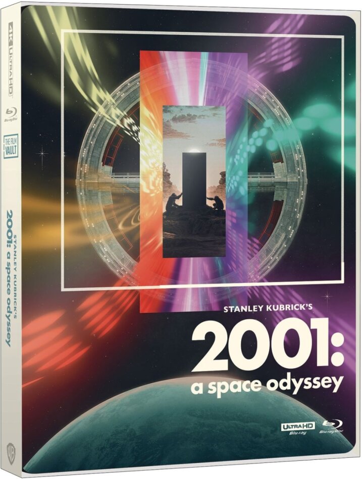 2001: L'odyssée de l'espace (1968) The Film Vault, Limited Edition, Steelbook, 4K Ultra HD + 2 Blu-rays