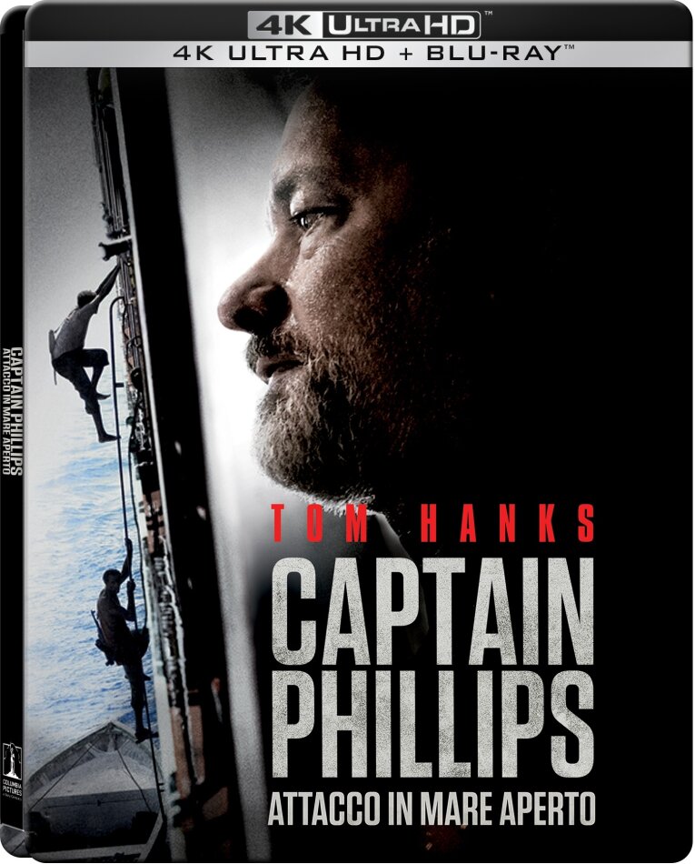 Captain Phillips - Attacco in mare aperto (2013) Limited Edition, Steelbook, 4K Ultra HD + Blu-ray