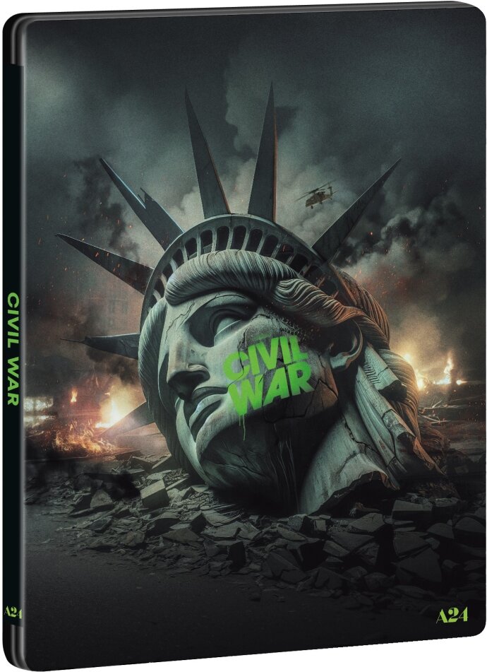 Civil War (2024) Edizione Limitata, Steelbook, 4K Ultra HD + Blu-ray