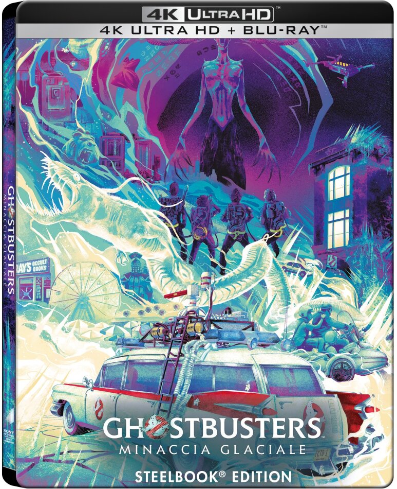 Ghostbusters: Minaccia glaciale (2024) Cover 1, Limited Edition, Steelbook, 4K Ultra HD + Blu-ray