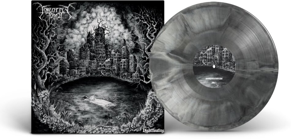 Forgotten Tomb - Nightfloating Grey Marbled Vinyl, LP