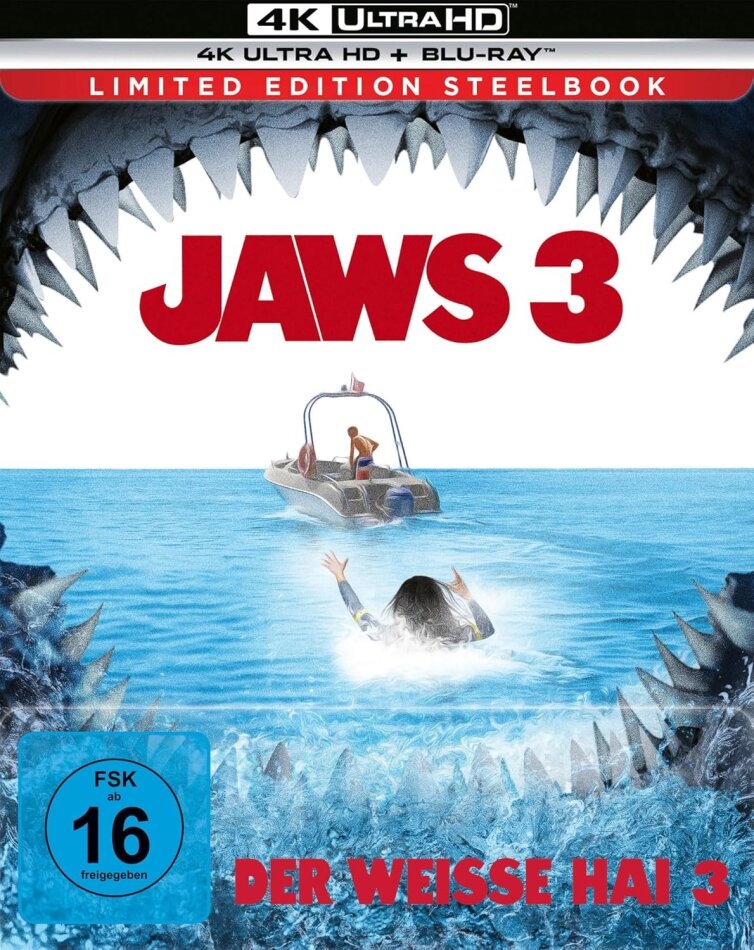 Der weisse Hai 3 (1983) Limited Edition, Steelbook, 4K Ultra HD + Blu-ray