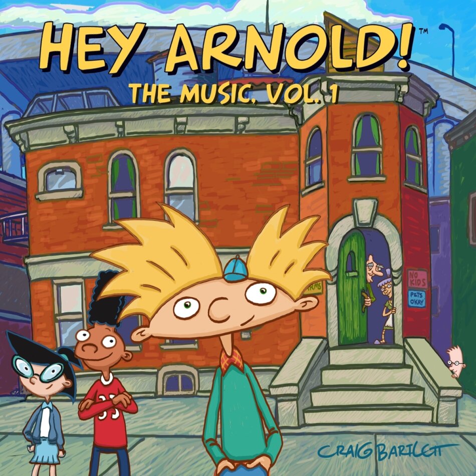 Jim Lang - Hey Arnold! The Music, Vol.1 - OST Clear w. Red, Blue White Pink Splatter Vinyl, LP