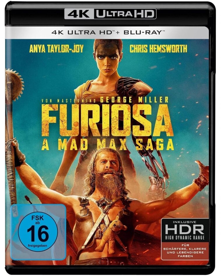 Furiosa: A Mad Max Saga (2024) 4K Ultra HD + Blu-ray