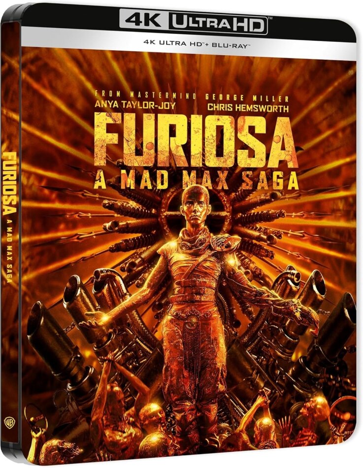 Furiosa: A Mad Max Saga (2024) Limited Edition, Steelbook, 4K Ultra HD + Blu-ray