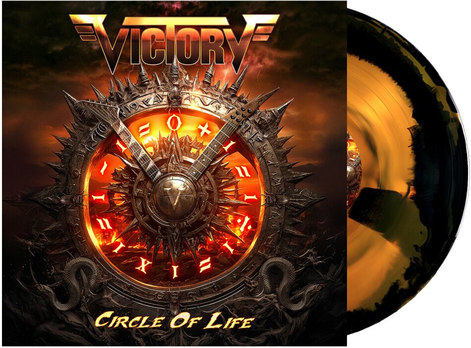 Victory - Circle of Life Édition Limitée, Sunburst Orange/Black Vinyl, LP