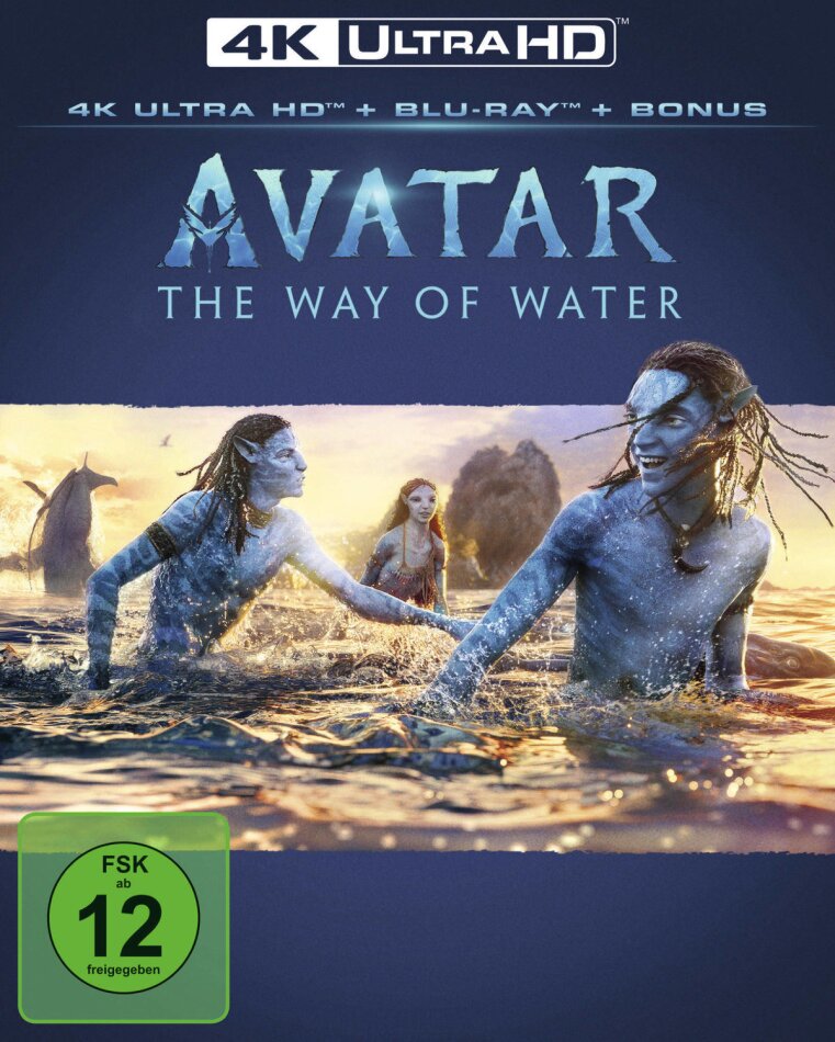 Avatar: The Way of Water - Avatar 2 (2022) New Edition, 4K Ultra HD + 2 Blu-rays