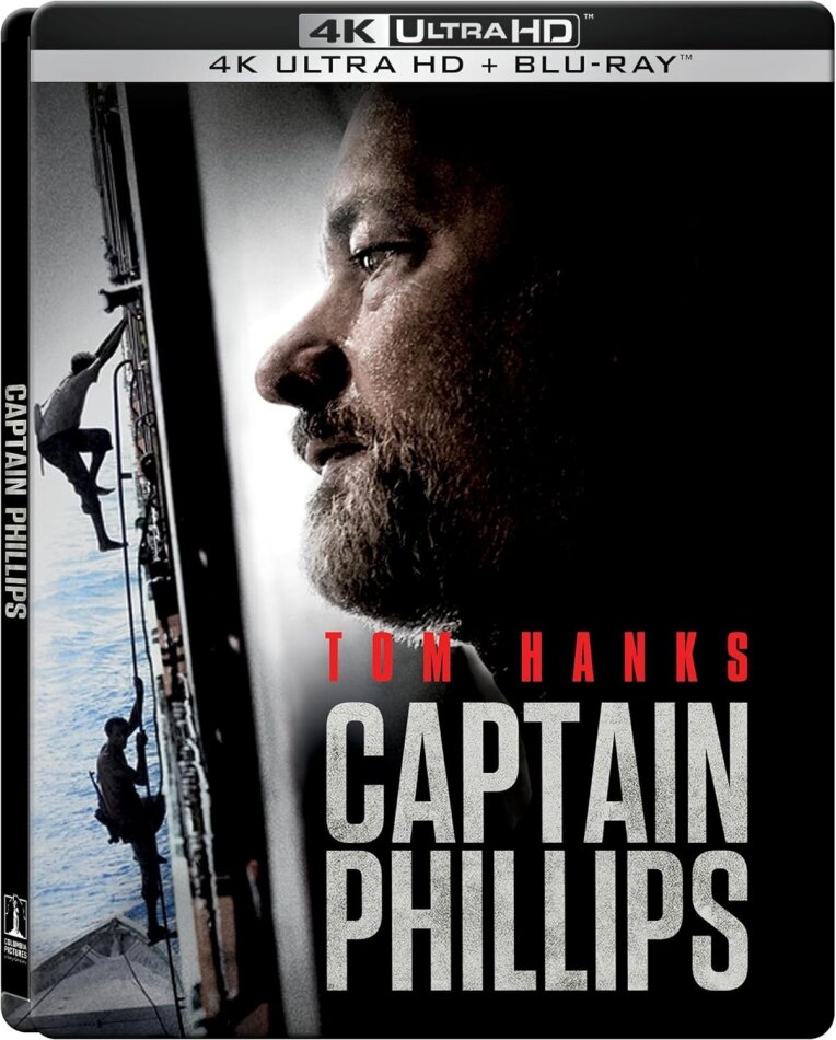 Captain Phillips (2013) Édition Limitée, Steelbook, 4K Ultra HD + Blu-ray