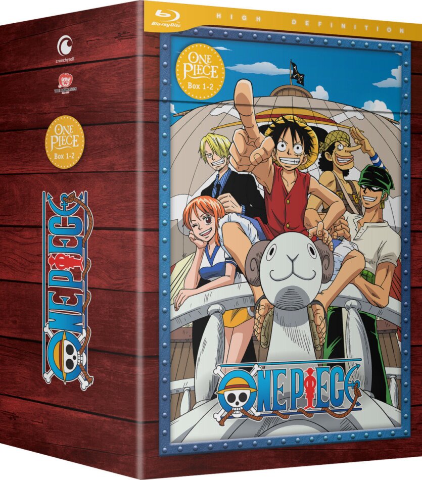 One Piece - Box 1 & 2 Limited Edition, 12 DVDs