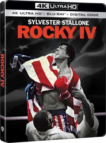 Rocky 4 (1985) Edizione Limitata, Steelbook, 4K Ultra HD + Blu-ray