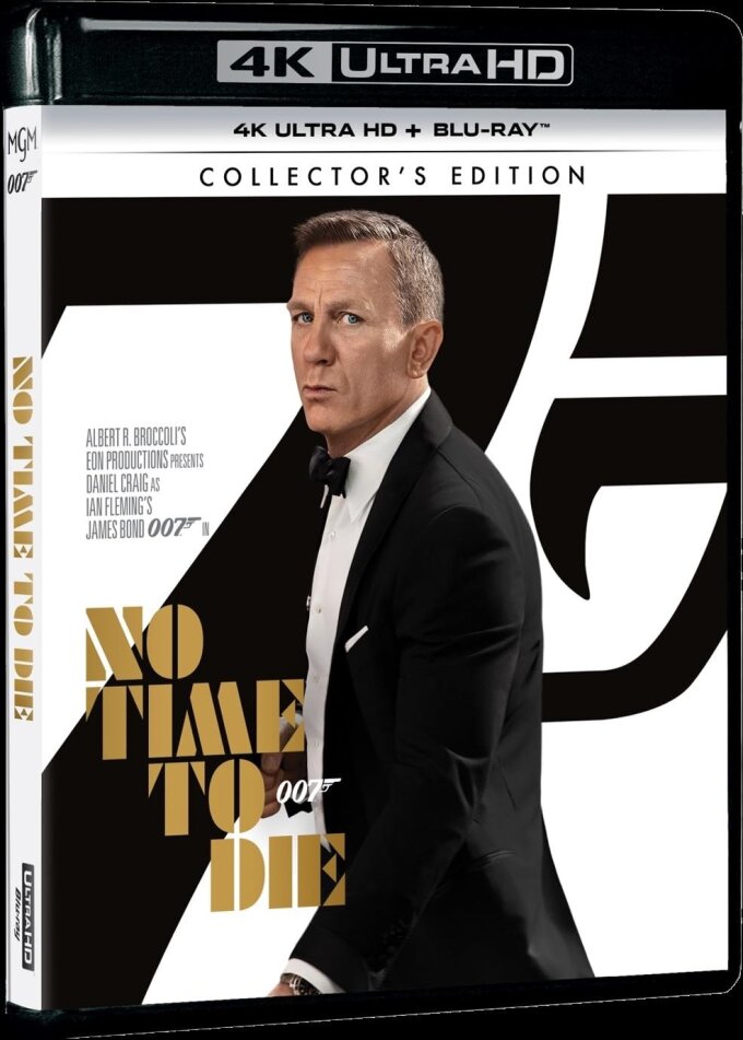 James Bond: No Time To Die (2021) Collector's Edition, New Edition, 4K Ultra HD + Blu-ray