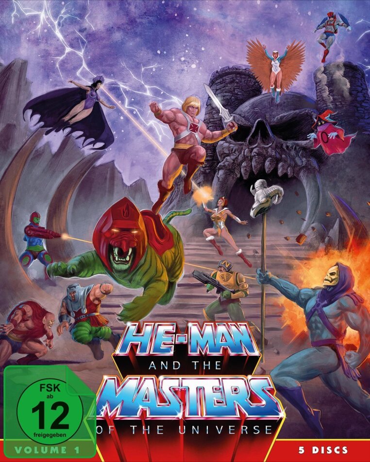 He-Man and the Masters of the Universe - Staffel 1 Remastered, 5 Blu-rays