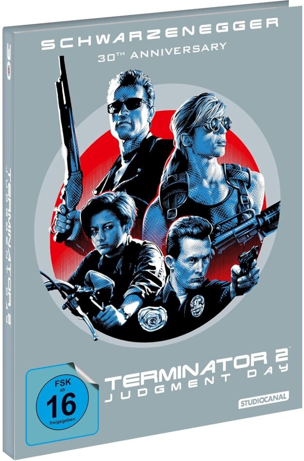 Terminator 2 - Judgment Day (1991) 30th Anniversary Edition, Director's Cut, Cinema Version, Limited Collector's Edition, Mediabook, Extended Special Edition, 4K Ultra HD + Blu-ray 3D + Blu-ray