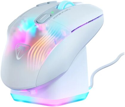 Kone XP Air White - Kabellose Gaming-Maus mit Ladestation