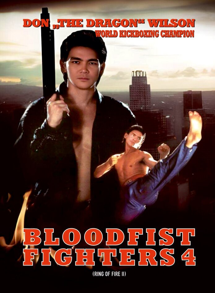 Bloodfist Fighter 4 (1993) Cover B, Limited Edition, Mediabook, Blu-ray + DVD