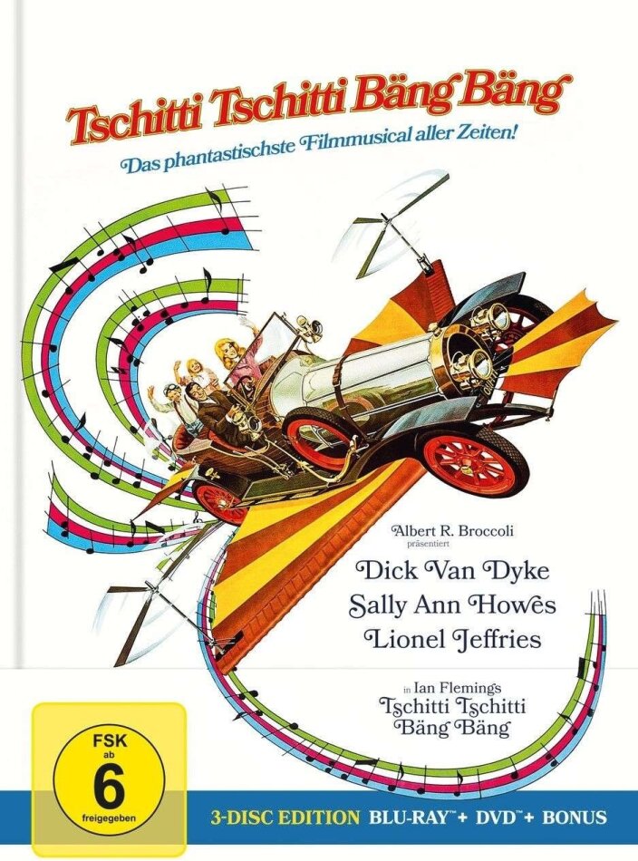 Tschitti Tschitti Bäng Bäng (1968) Limited Edition, Mediabook, 2 Blu-rays + DVD