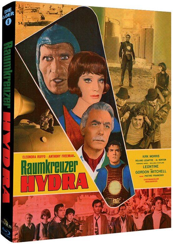 Raumkreuzer Hydra (1966) Cover B, Limited Edition, Mediabook, 2 Blu-rays