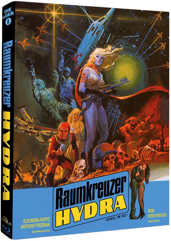 Raumkreuzer Hydra - Duell im All (1966) Cover C, Limited Edition, Mediabook, 2 Blu-rays