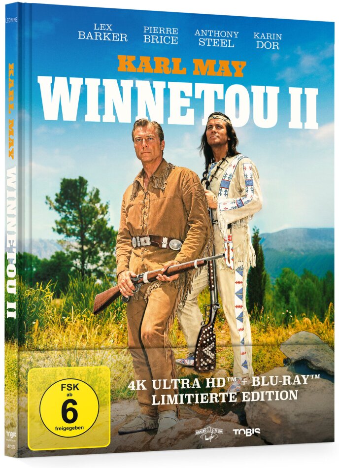 Winnetou 2 (1964) Limited Edition, Mediabook, 4K Ultra HD + Blu-ray