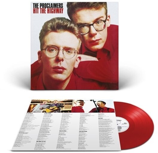 The Proclaimers - Hit The Highway 2024 Reissue, Warner, Indie Retail Exclusive, Red Vinyl, LP