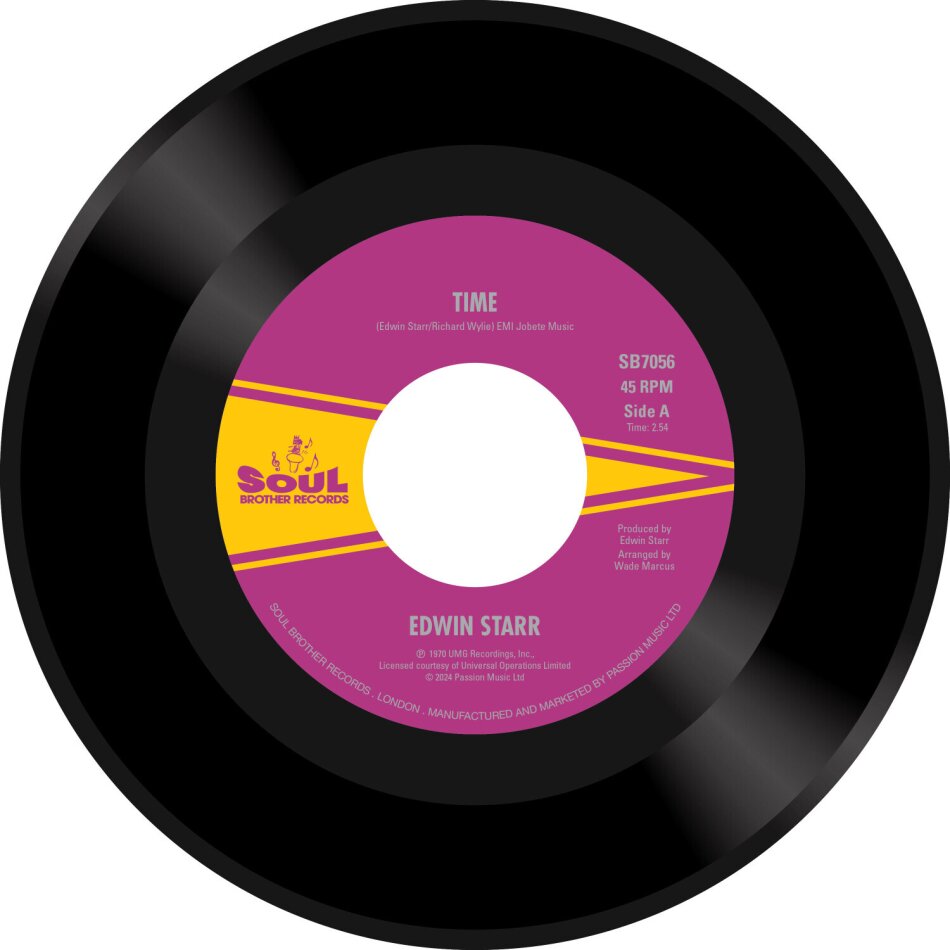 Edwin Starr - Time / Running Back And Forth 7" Single