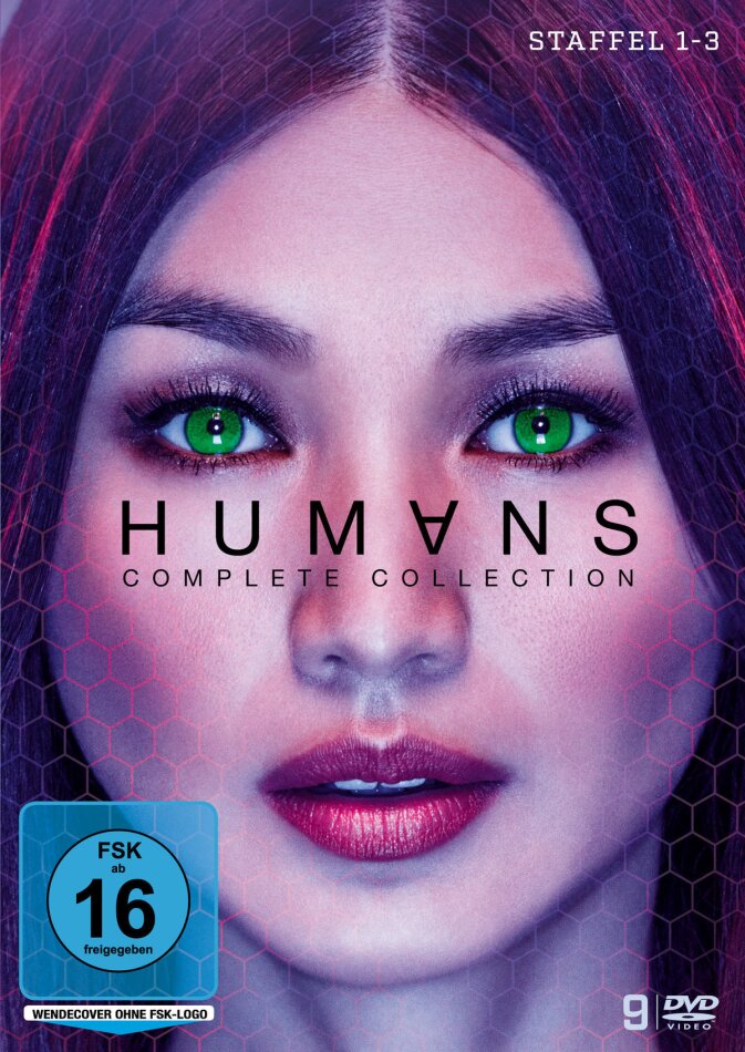 Humans - Staffel 1-3 Complete Collection, Neuauflage, 9 DVDs