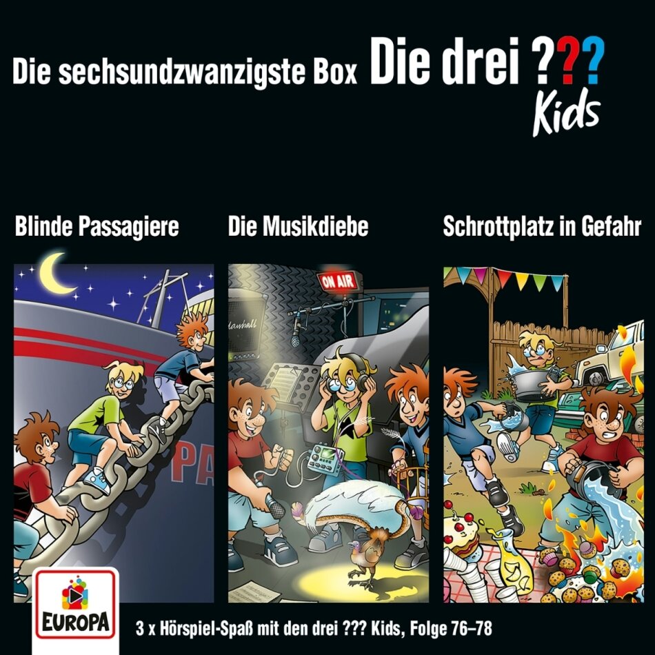 Die Drei ??? Kids - 26./3er Box- Folgen 76 - 78 3 CDs