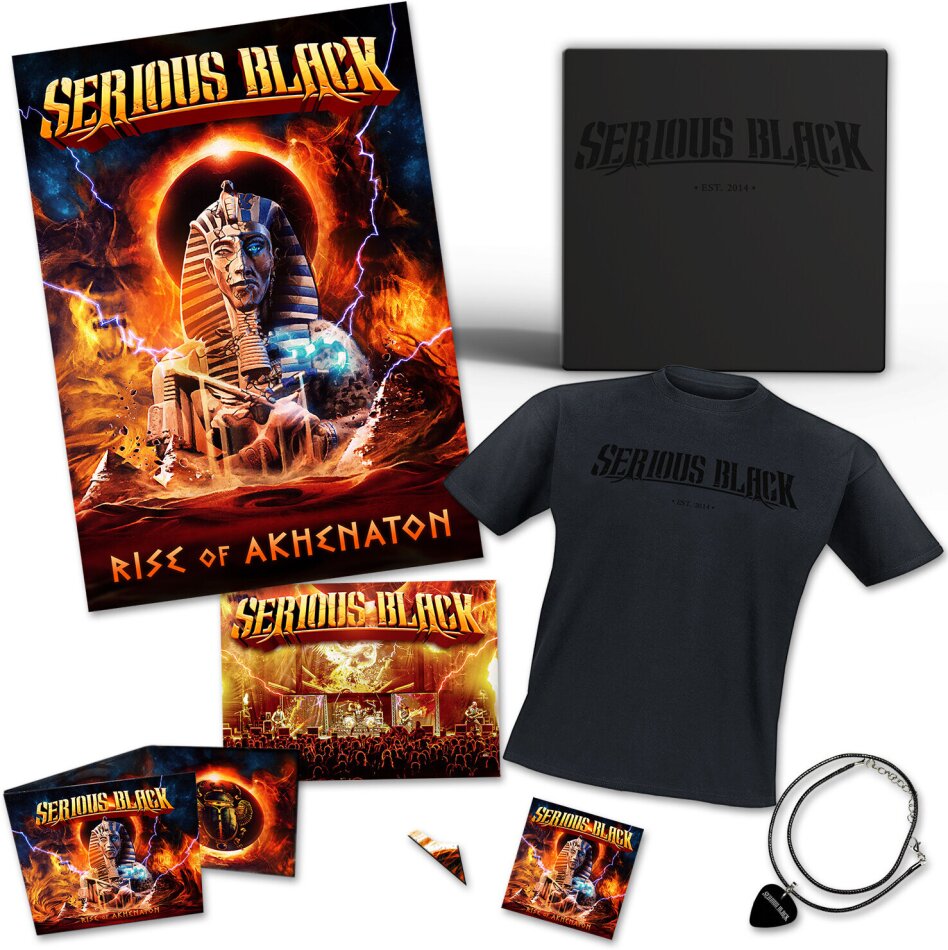 Serious Black - Rise of Akhenaton Boxset, + T-Shirt L, Limited Edition