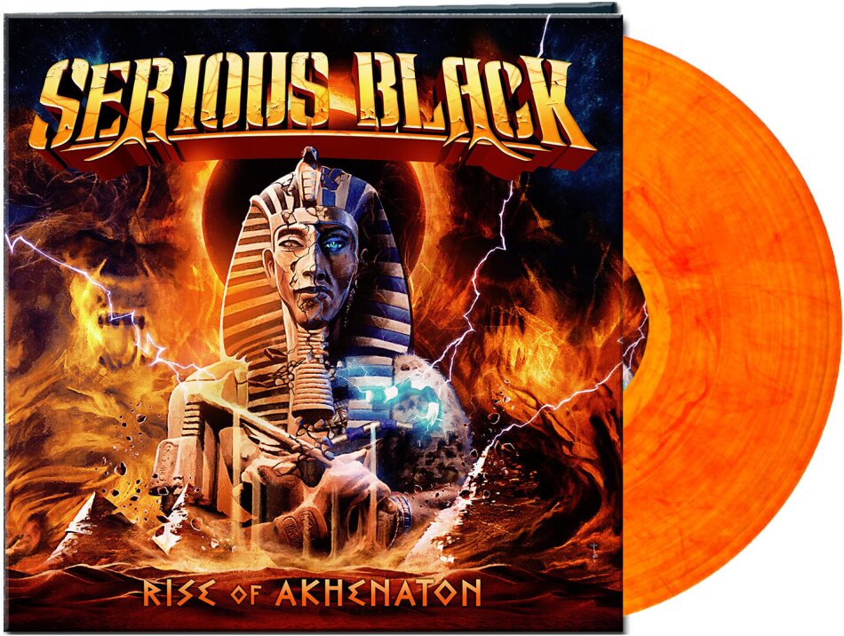 Serious Black - Rise of Akhenaton Limited Edition, Orange/Red Marbled Vinyl, LP