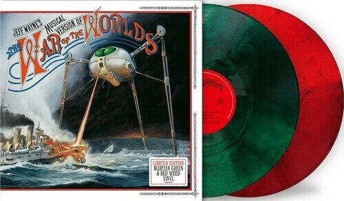Jeff Wayne - War Of The Worlds 2024 Reissue, Sony, Limited Edition, Red / Green Vinyl, LP