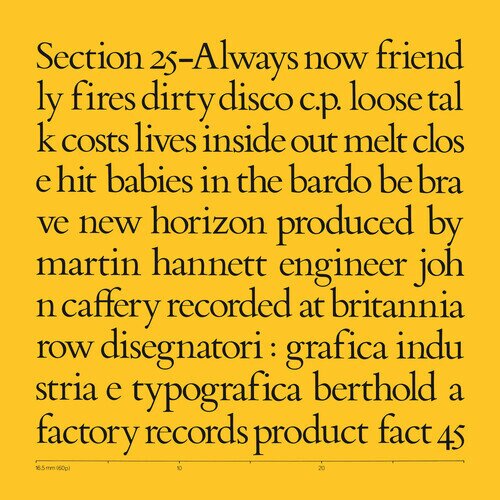 Section 25 - Always Now 2024 Reissue, 5 CDs