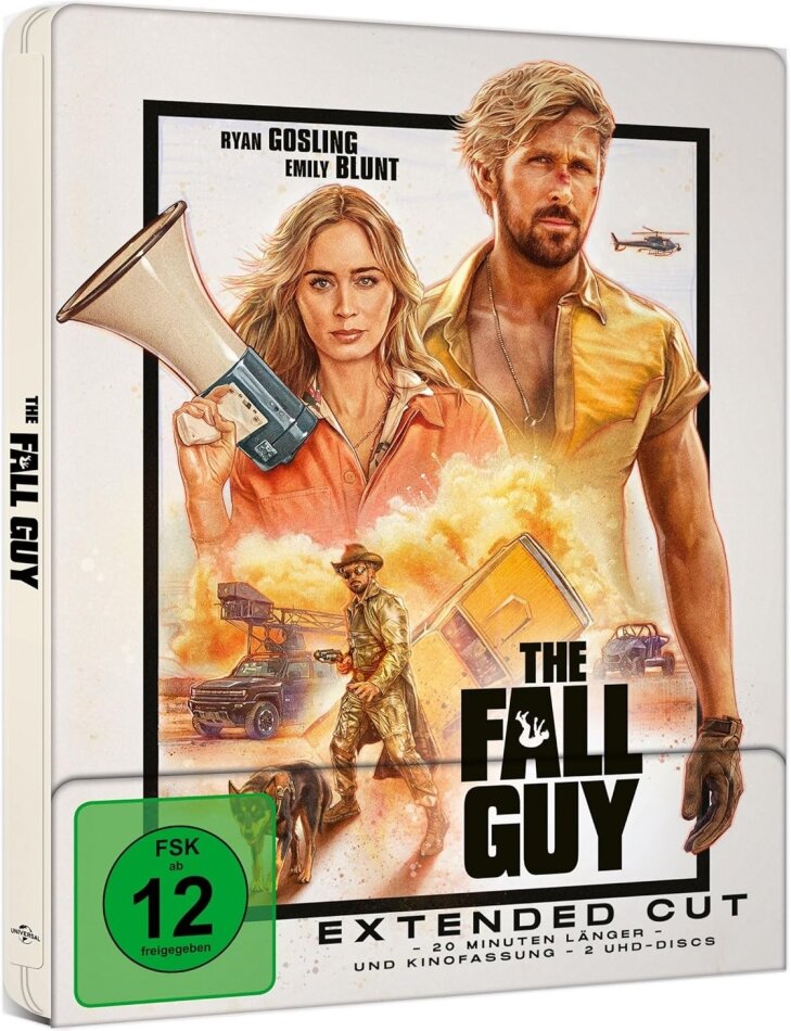 The Fall Guy (2024) Extended Edition, Cinema Version, Limited Edition, Steelbook, 2 4K Ultra HDs