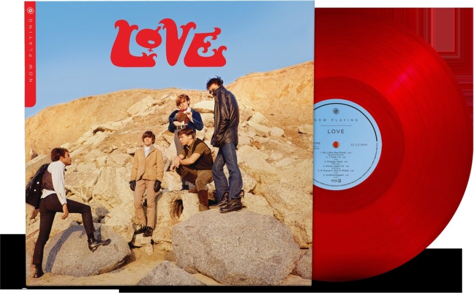 Love - Now Playing Translucent Red Vinyl, LP