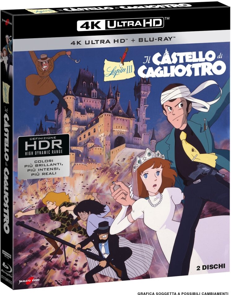 Lupin 3: Il castello di Cagliostro (1979) 4K Ultra HD + Blu-ray