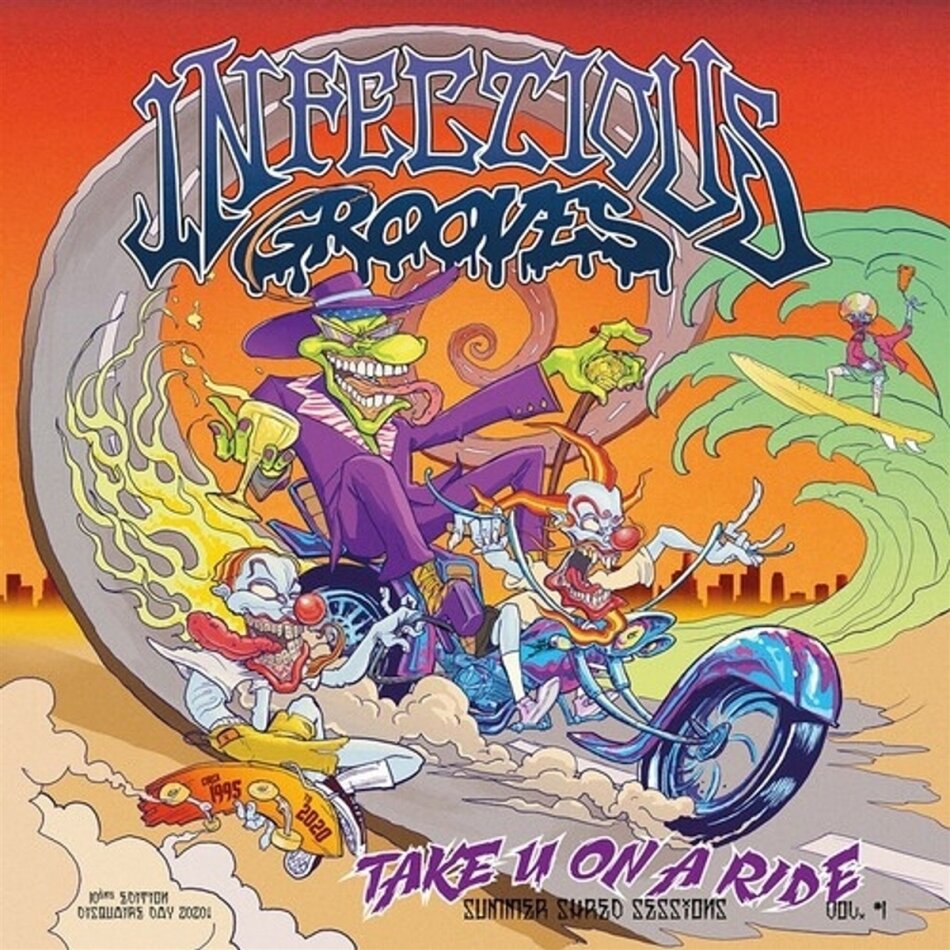 Infectious Grooves - Take U On A Ride - Green/Purple Splatter Purple/Green Splatter Vinyl, LP