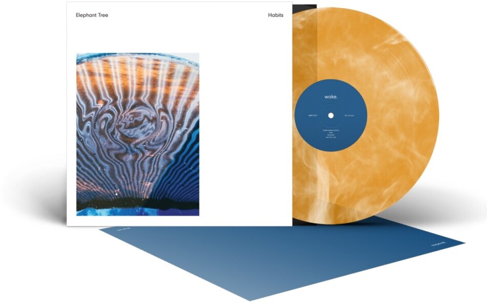 Elephant Tree - Habits 2024 Reissue, Orange And White Marble Vinyl, LP