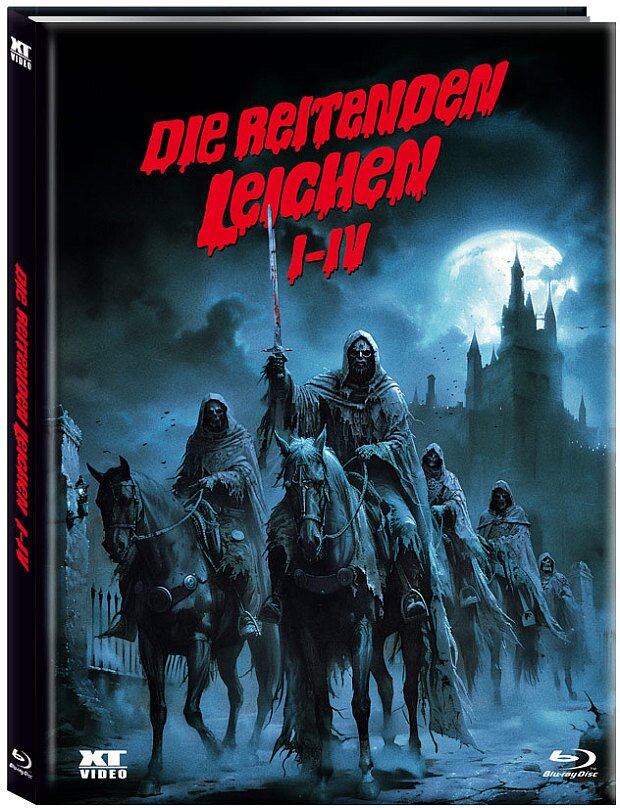 Die Reitenden Leichen 1-4 Limited Edition, Mediabook, 4 Blu-rays