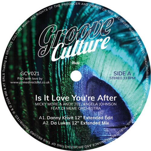 Micky More - Is It Love You're After 12" Maxi