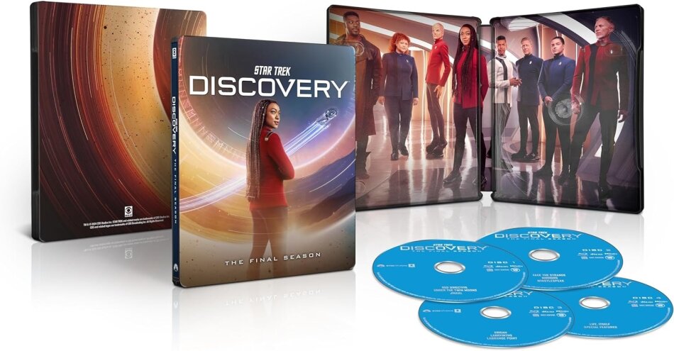 Star Trek: Discovery - Season 5 - The Final Season Limited Edition, Steelbook, 4 Blu-rays