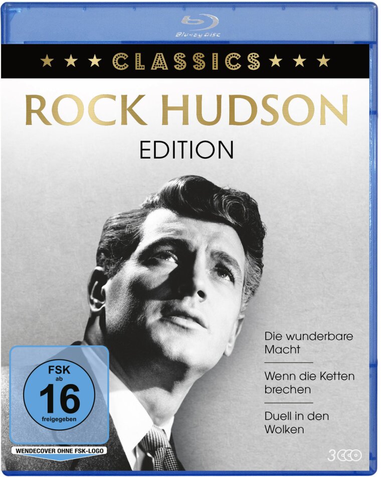 Rock Hudson Edition - Wunderbare Macht / Wenn die Ketten brechen / Duell in den Wolken Classics, 3 Blu-rays