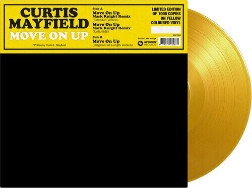 Curtis Mayfield - Move On Up (Mark Knight Remix) Music On Vinyl, Yellow Vinyl, LP
